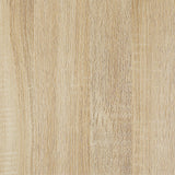 Pala Rectangular End Table White High Gloss and Natural