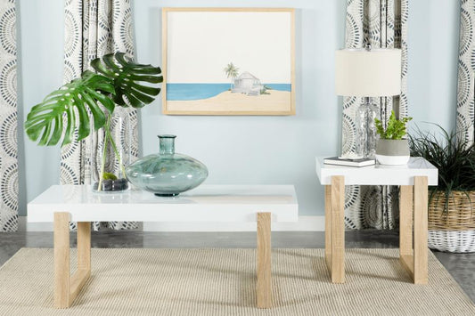 Pala Coffee and End Table Set High Gloss