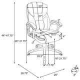 Kaffir Upholstered Adjustable Office Desk Chair