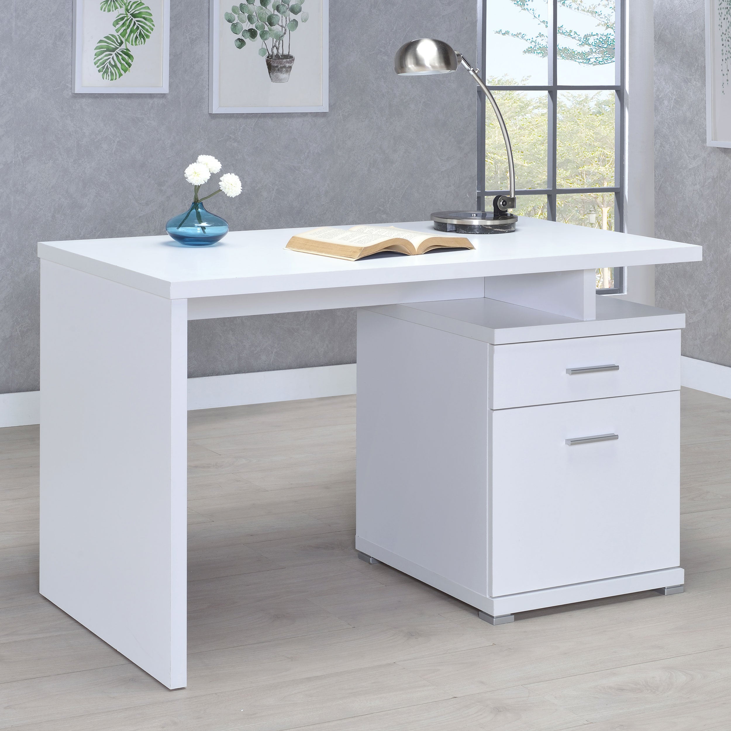 Irving 47-inch 2-drawer Office Computer Desk