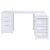 Yvette 60-inch 3-drawer L-Shape Computer Desk