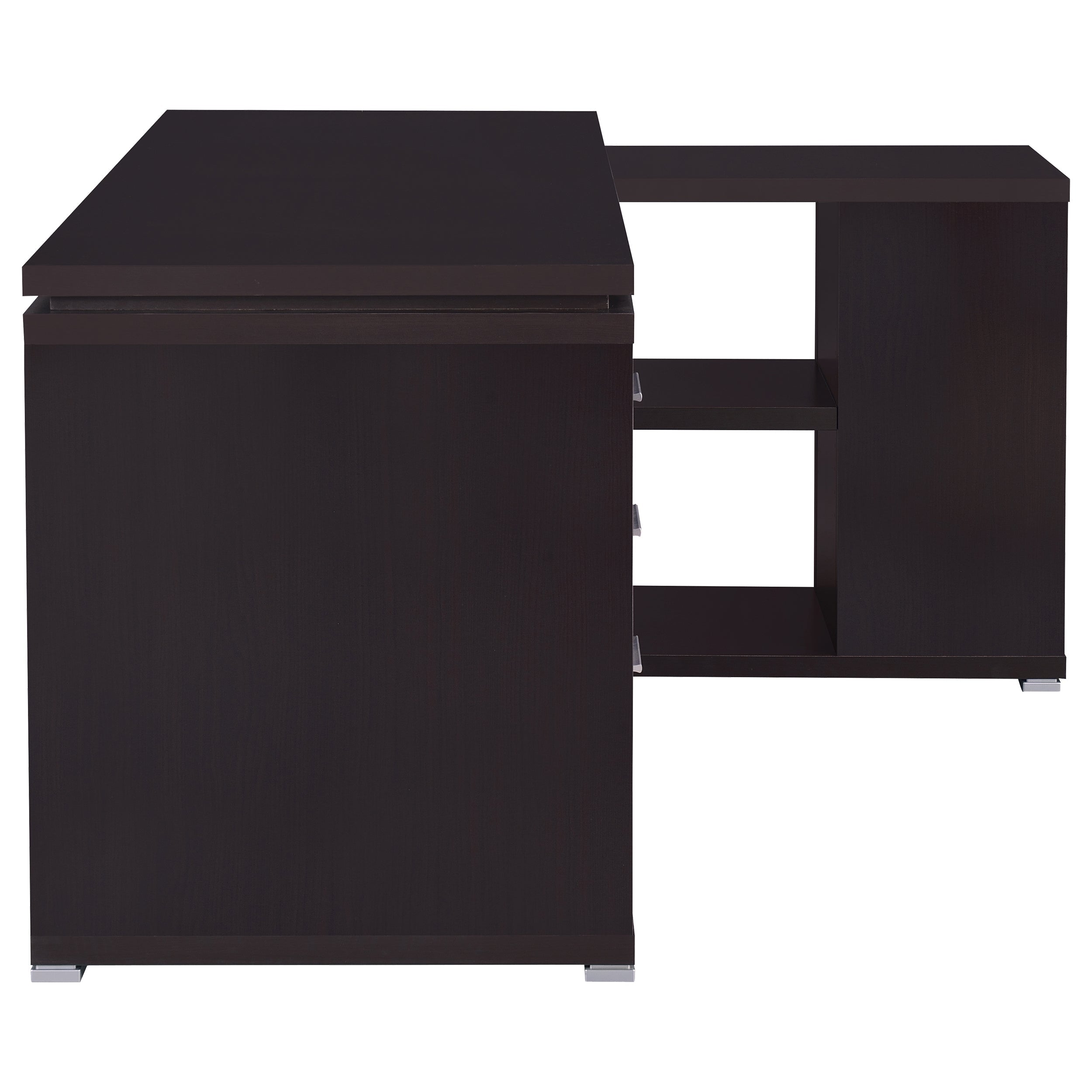 Yvette 60-inch 3-drawer L-Shape Computer Desk