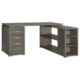 Yvette 60-inch 3-drawer L-Shape Computer Desk