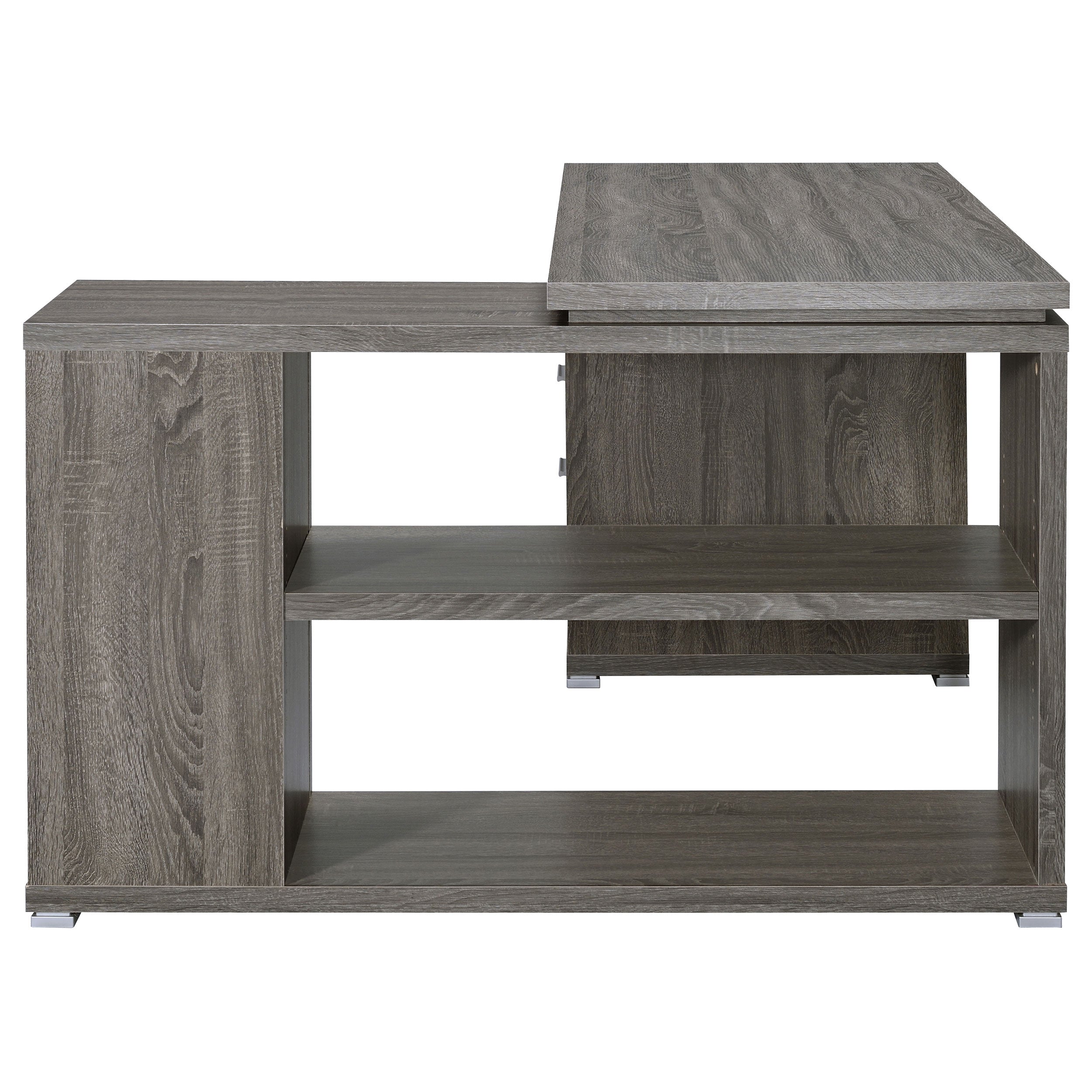 Yvette 60-inch 3-drawer L-Shape Computer Desk