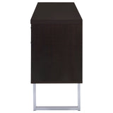 Lawtey 5-drawer Home Office Storage Credenza Cappuccino