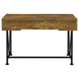 Analiese 47-inch 3-drawer Writing Desk Rustic Nutmeg