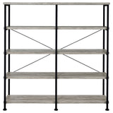 Analiese 63-inch 4-shelf Double Bookshelf