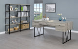 Analiese 63-inch 4-shelf Double Bookshelf