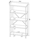 Analiese 63-inch 4-shelf Bookshelf