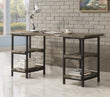 Kemper 59-inch 4-shelf Writing Desk Weathered Brown