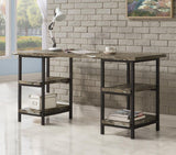 Kemper 59-inch 4-shelf Writing Desk Weathered Brown