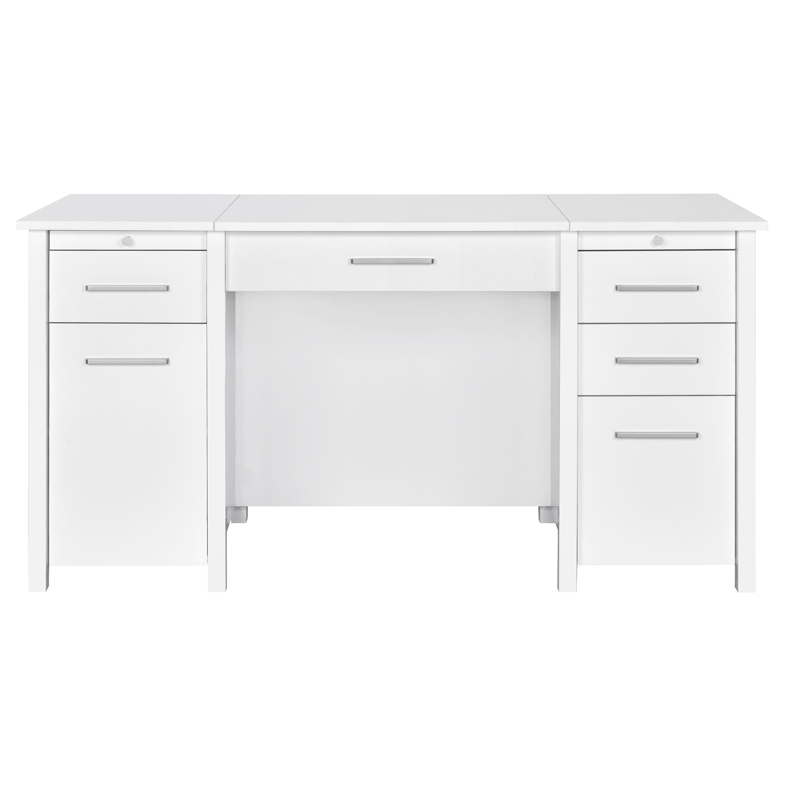 Dylan 60-inch 4-drawer Lift Top Office Desk High Gloss
