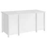 Dylan 60-inch 4-drawer Lift Top Office Desk High Gloss