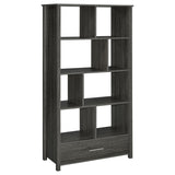 Dylan 68-inch 4-shelf Storage Bookshelf High Gloss
