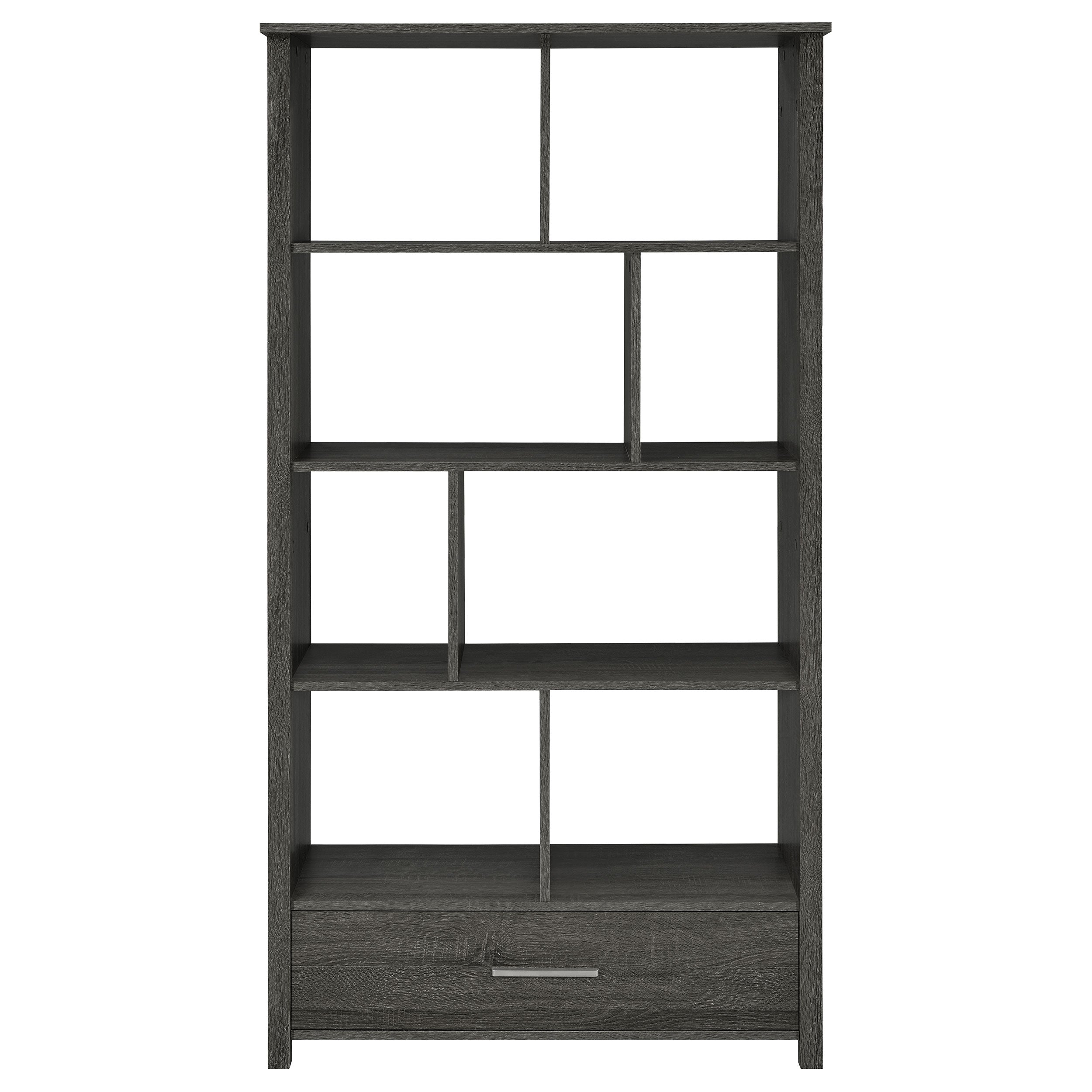 Dylan 68-inch 4-shelf Storage Bookshelf High Gloss