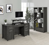 Dylan 68-inch 4-shelf Storage Bookshelf High Gloss