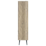 Maeve 70-inch 3-shelf Bookcase with Drawers Distressed Pine