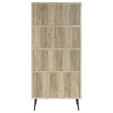 Maeve 70-inch 3-shelf Bookcase with Drawers Distressed Pine