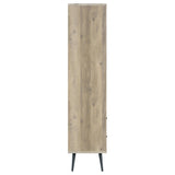 Maeve 70-inch 3-shelf Bookcase with Drawers Distressed Pine