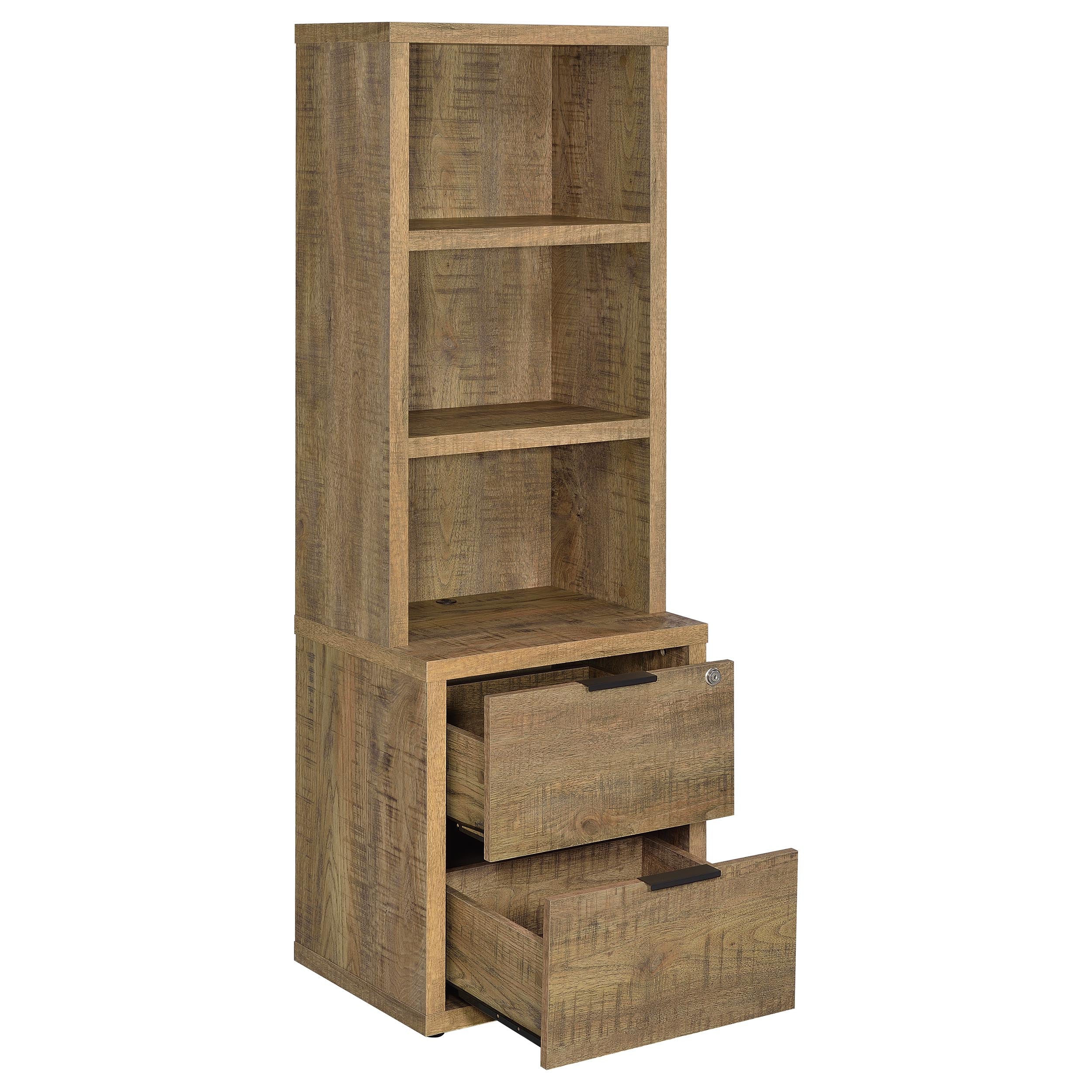 Westpark Wall Unit Bookcase Set with USB