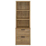 Westpark 3-shelf Bookcase USB and Lockable Drawer