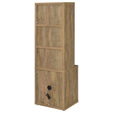 Westpark 3-shelf Bookcase USB and Lockable Drawer
