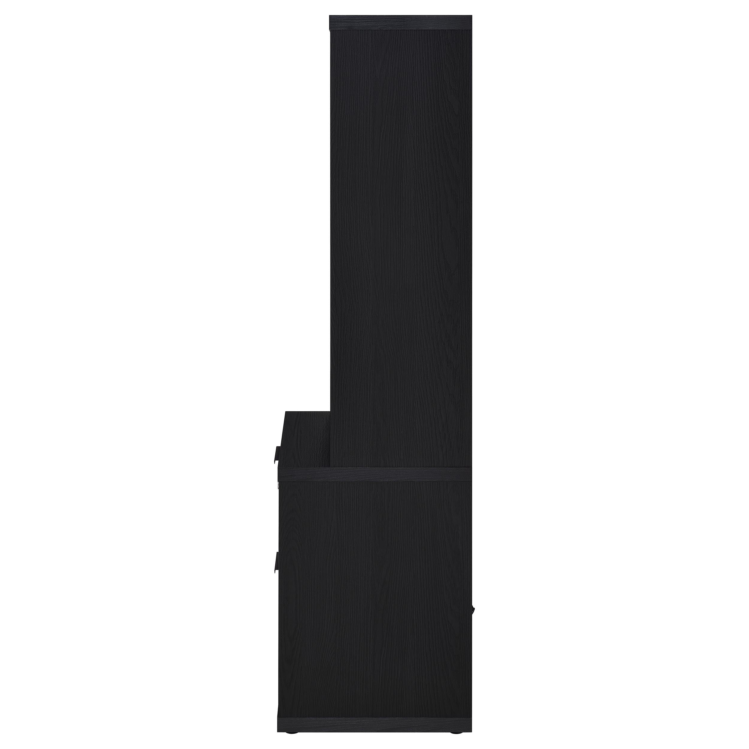 Westpark 3-shelf Bookcase USB and Lockable Drawer