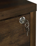 Westpark 3-shelf Bookcase USB and Lockable Drawer
