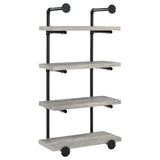Elmcrest 24-inch 4-shelf Wall Bookshelf