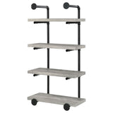 Elmcrest 24-inch 4-shelf Wall Bookshelf