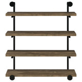 Elmcrest 39-inch 4-shelf Wall Bookshelf