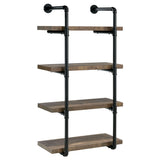 Elmcrest 24-inch 4-shelf Wall Bookshelf