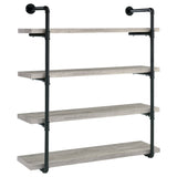 Elmcrest 39-inch 4-shelf Wall Bookshelf