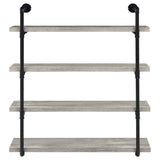 Elmcrest 39-inch 4-shelf Wall Bookshelf