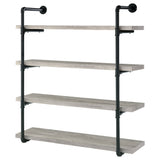 Elmcrest 39-inch 4-shelf Wall Bookshelf