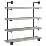 Elmcrest 39-inch 4-shelf Wall Bookshelf
