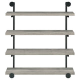 Elmcrest 39-inch 4-shelf Wall Bookshelf