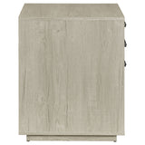 Loomis 3-drawer Home Office File Cabinet Whitewashed Grey