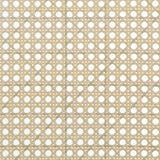 Rayo Rattan Cane Back Accent Chair with Padded Seat