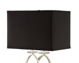 Izuku 29-inch Rectangular Shade Table Lamp Brush Nickel