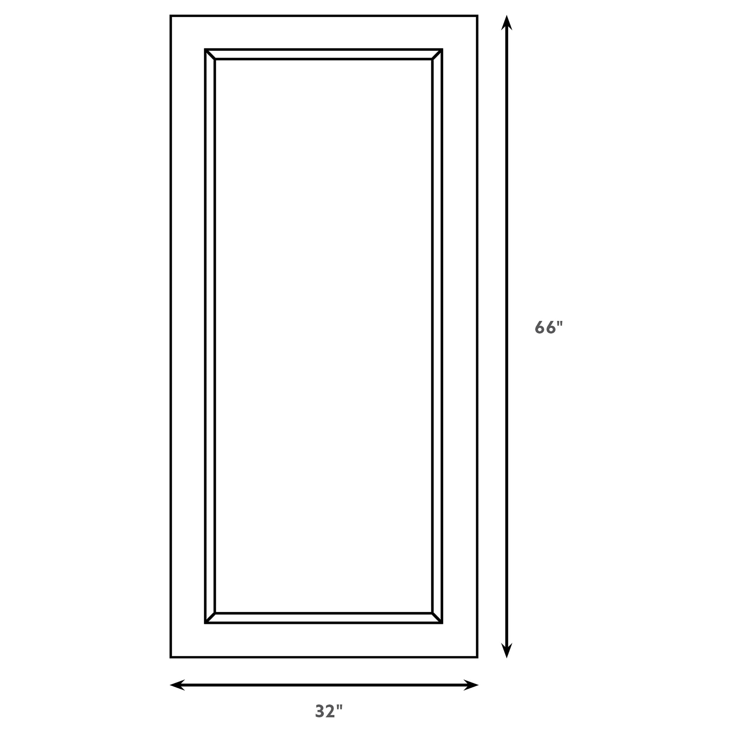 Rollins 32 x 66 Inch Rectangular Floor Mirror