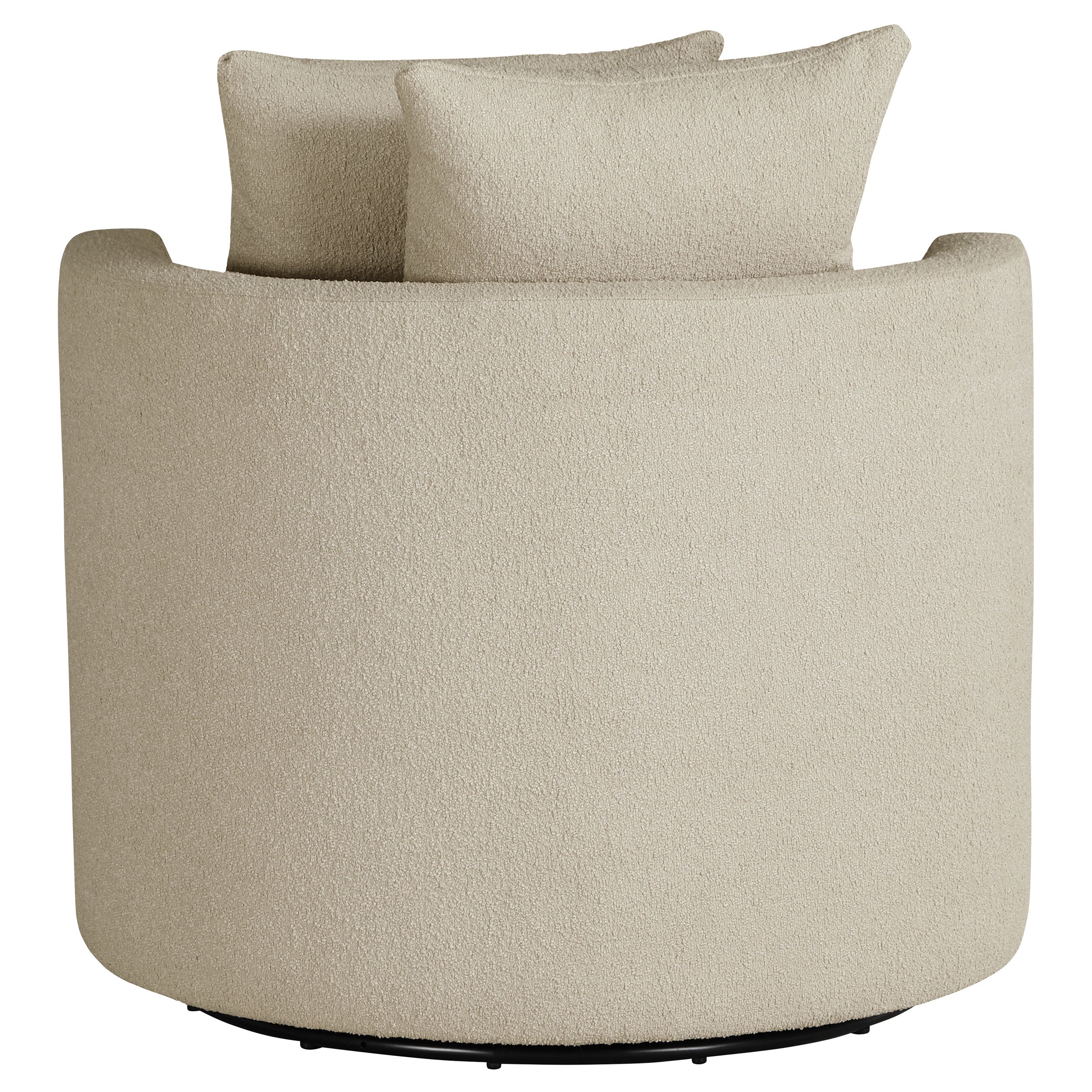 Debbie Upholstered Swivel Accent Chair