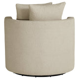 Debbie Upholstered Swivel Accent Chair