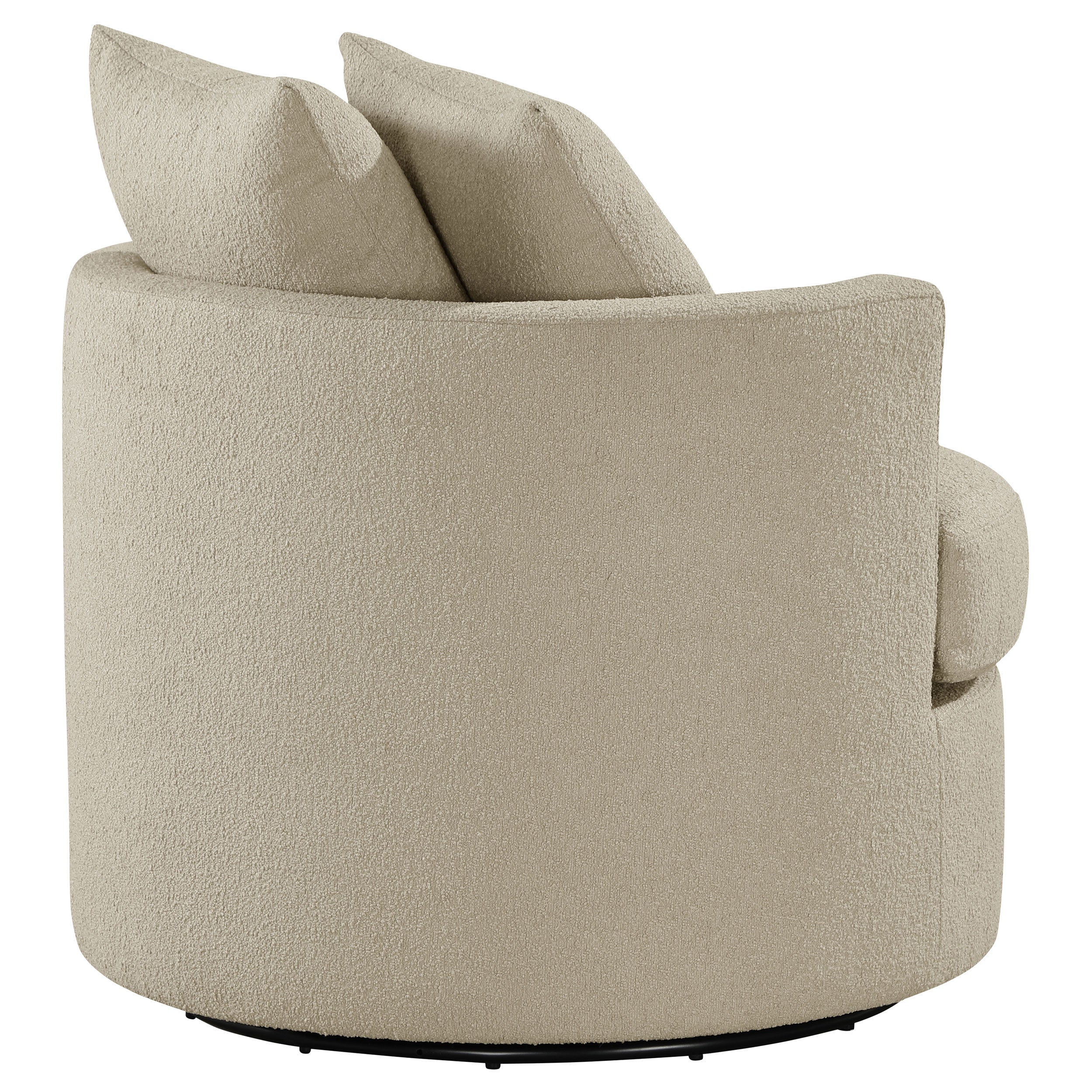 Debbie Upholstered Swivel Accent Chair