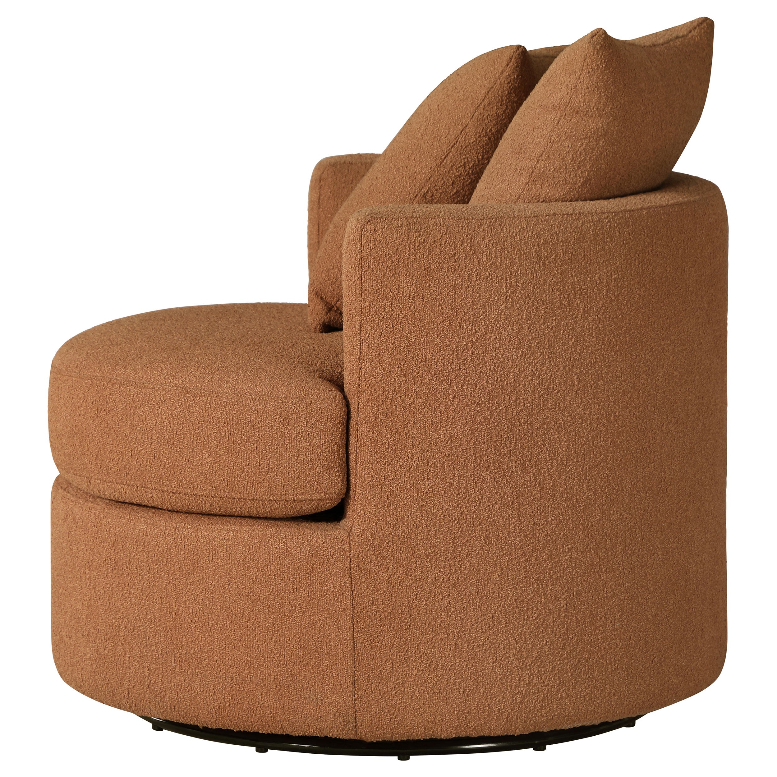 Debbie Upholstered Swivel Accent Chair