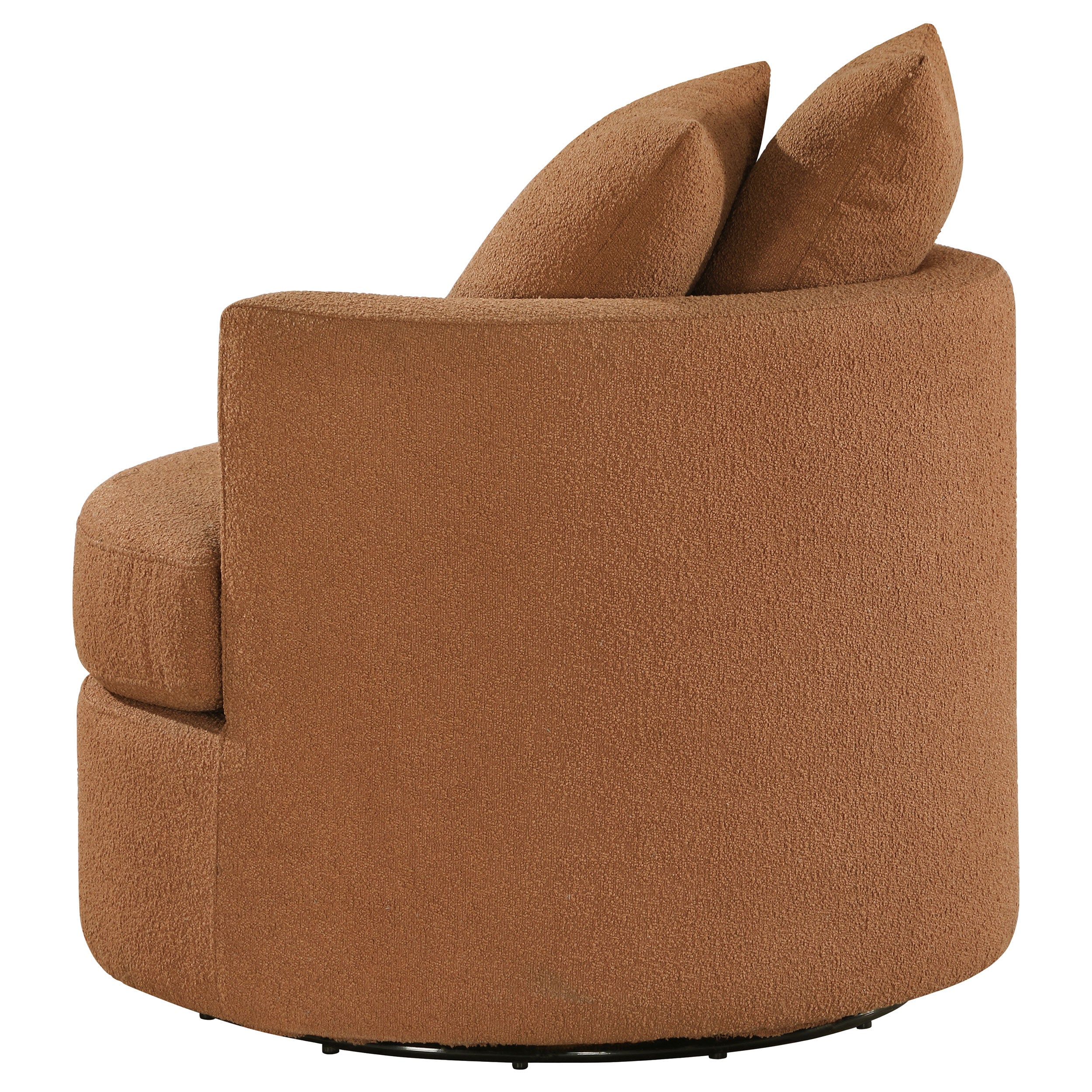 Debbie Upholstered Swivel Accent Chair