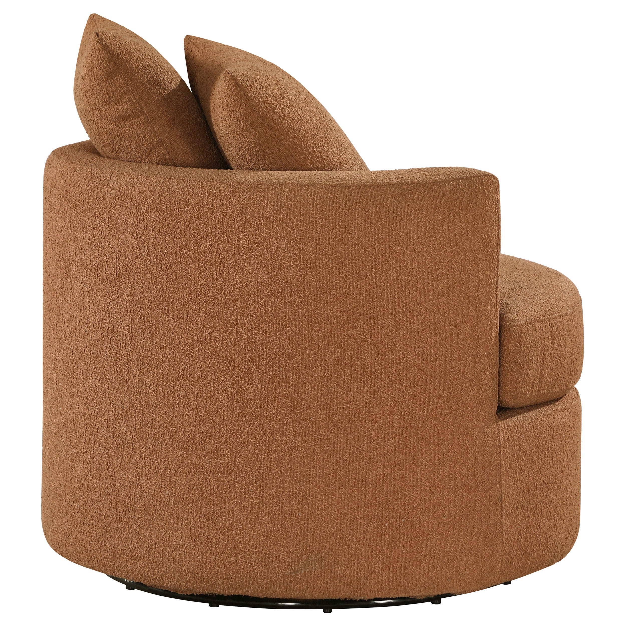 Debbie Upholstered Swivel Accent Chair