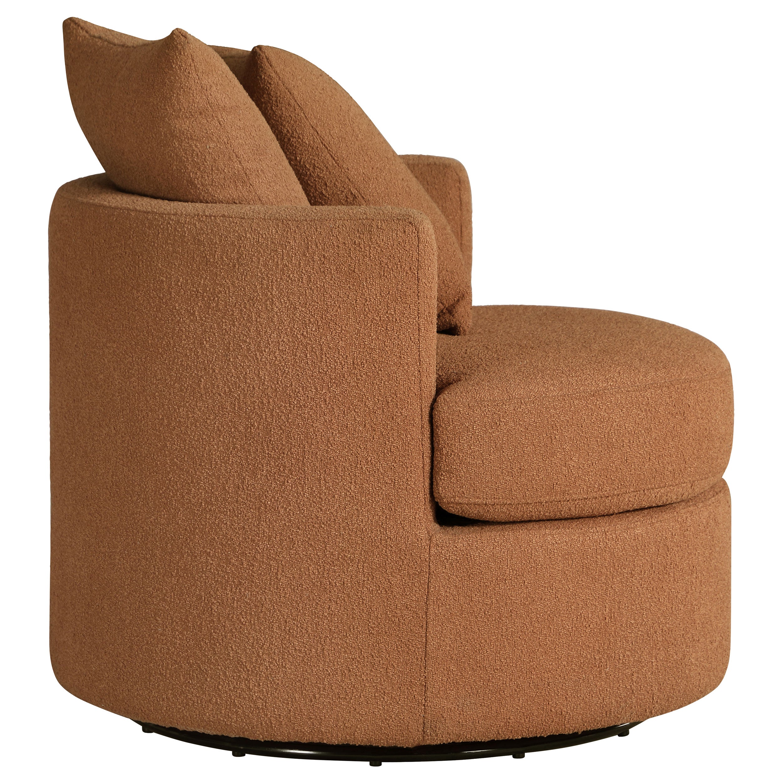 Debbie Upholstered Swivel Accent Chair