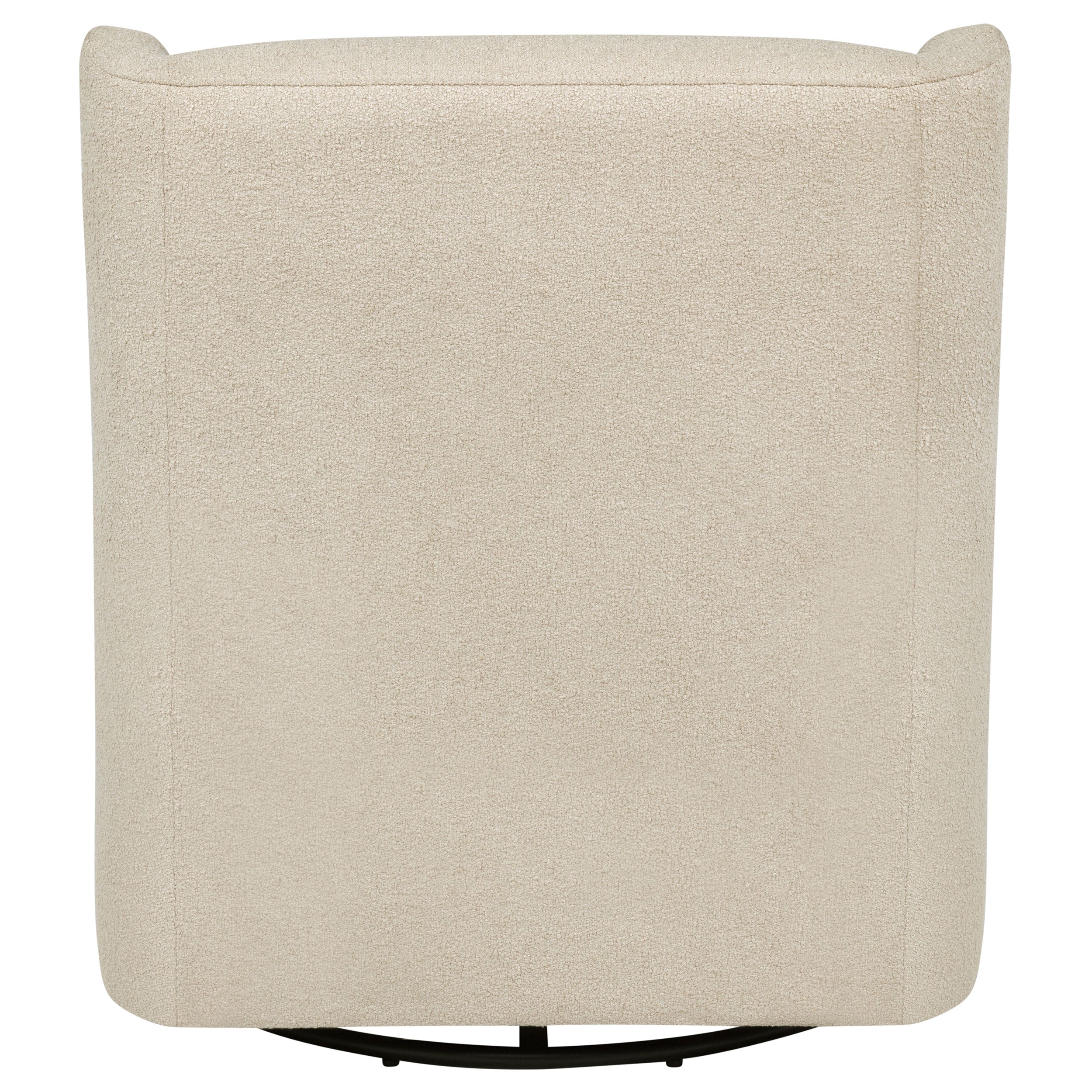 Serra Boucle Upholstered Swivel Glider