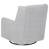 Serra Boucle Upholstered Swivel Glider